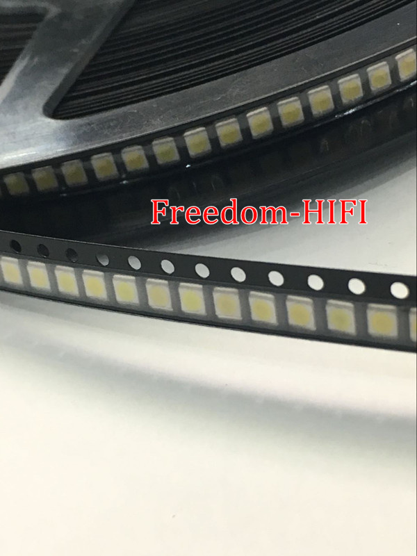 100PCS/Lot 3528 2835 3V SMD LED 1W LG Cold White 100LM For Television LED Backlight