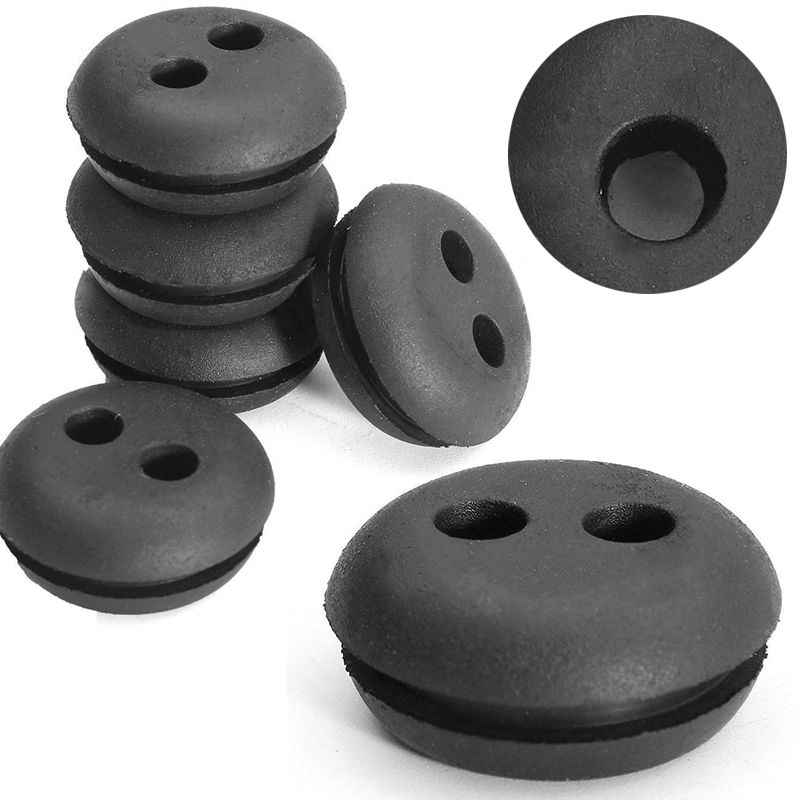 5x 2 Hole Fuel Gas Tank Rubber Grommet Replace For Stihl Husqvarna Homelite Part