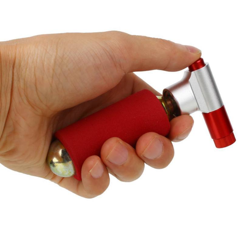 Bicycle Pump Portable CO2 emergency pump Compact carbon dioxide charge Without Gas Cylinder Q85