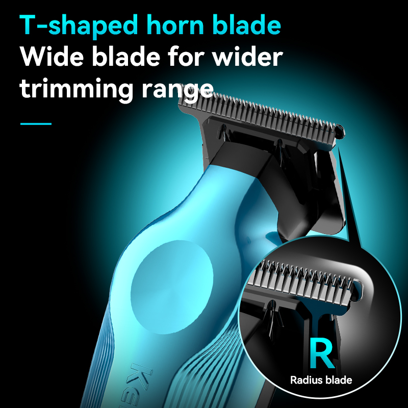 Kemei Salon wiederaufladbare Trimmer Haarschneidemaschine hoch Geschwindigkeit Motor- Barbier Haarschneider Haarschneidemaschine KM-264