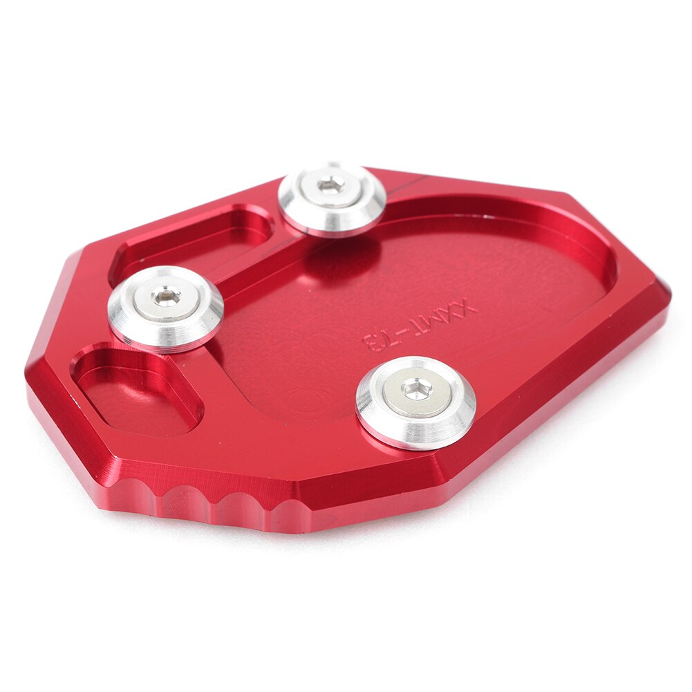 Pata de cabra para motocicleta, extensión de caballete, placa de almohadilla para Yamaha FZ6-S2 ABS FZ6R XJ6 ABS MT-07 Moto Cage Tracer 700 XSR700