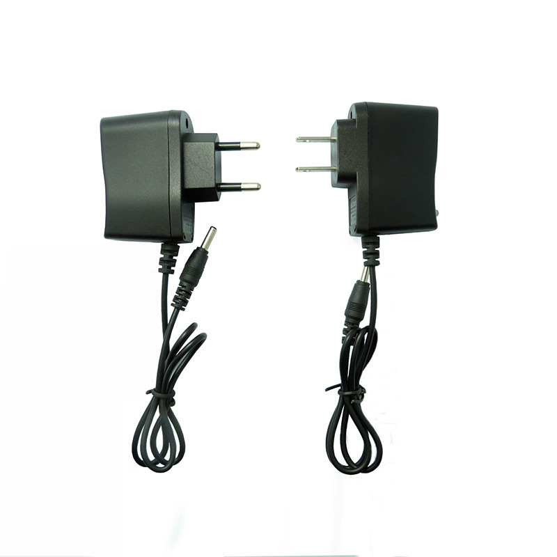 4.2v 0.5a 500ma 3.5mm ac lader strømforsyning adapter lader for 3.7v 18650 16340 lommelykt fakkellampe