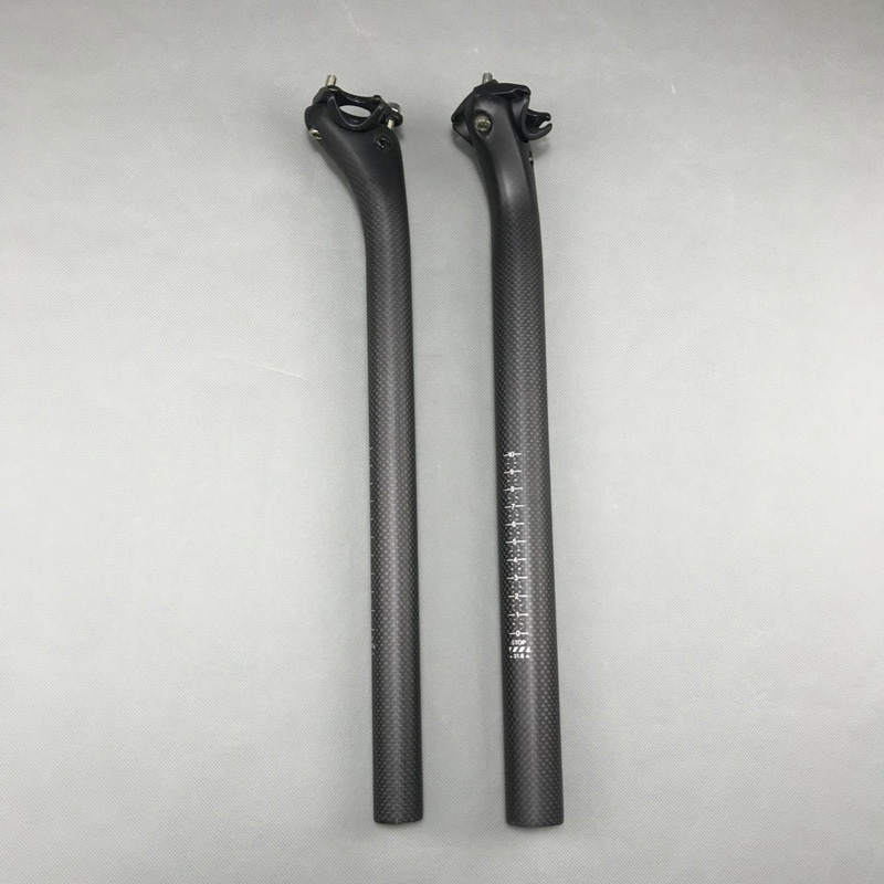High Strength Carbon Fiber Seatpost After Seat the Road Bicycle Seatpost Seat Tube Rod Carbon Seatpost Seat Tube: Matte 30.8x400mm