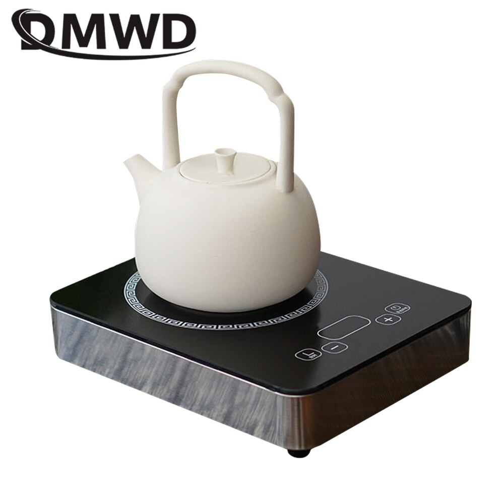 DMWD Nonradiative Cooking Machine Electric Ceramic Stove Induction cooker Heating Plate Portable Tea Maker Boiler Water Heater