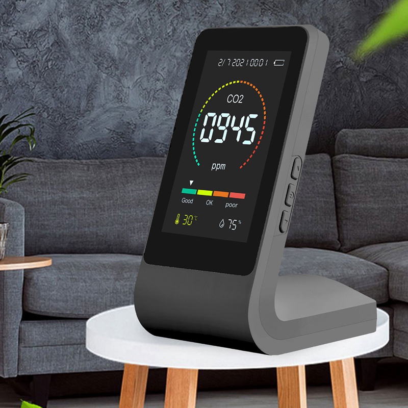 Carbon Dioxide Detector, Air , Temperature and Humidity, Infrared Three-In-One CO2 Semiconductor Portable