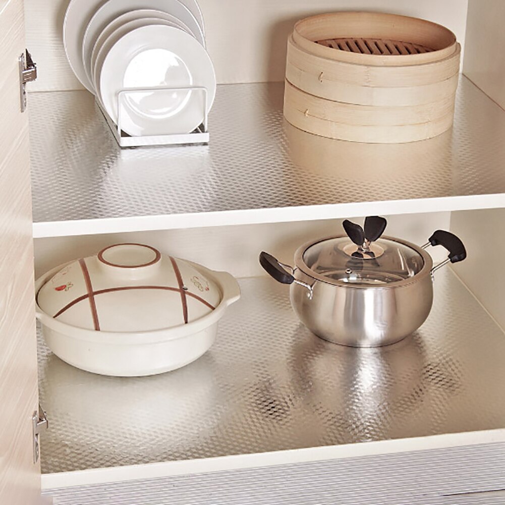 Keuken Muur Kachel Aluminiumfolie Olie-Proof Stickers Anti-Fouling Hoge Temperatuur Zelfklevende Croppable Waterdicht behang