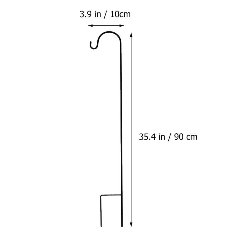 Crochets berger plante crochet piquet de jardin extérieur plante support cintre berger crochet artisanat crochet jardinage insérer fer tige outils