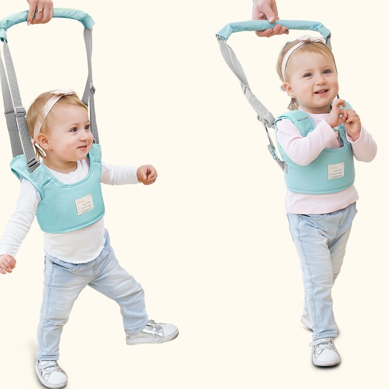 Comfortabele Veiligheid Baby Walk Leren Riem Baby Wandelen Harness Peuter Vriendelijker Walker Voor 8-24 Maanden Vier Seizoenen Algemene