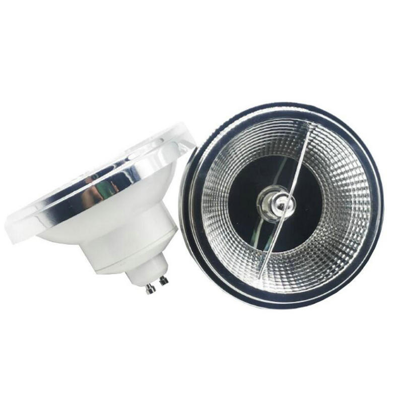 Lampe LED AR111 à intensité variable, 220V 12V GU10 G53, lampes halogènes de remplacement, Downlight LED, ampoules ES111, projecteur COB