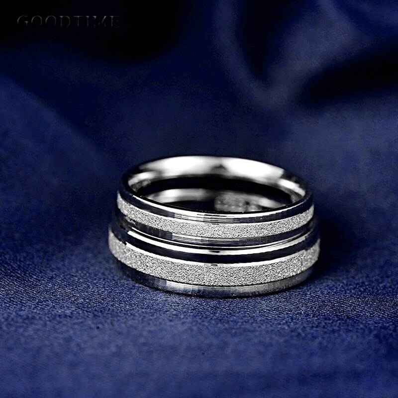 Rings Sterling-silver-jewelry 925 Silver Ring Wedding Bands Anniversary Couples Rings Engrave Words For Valentine's Day