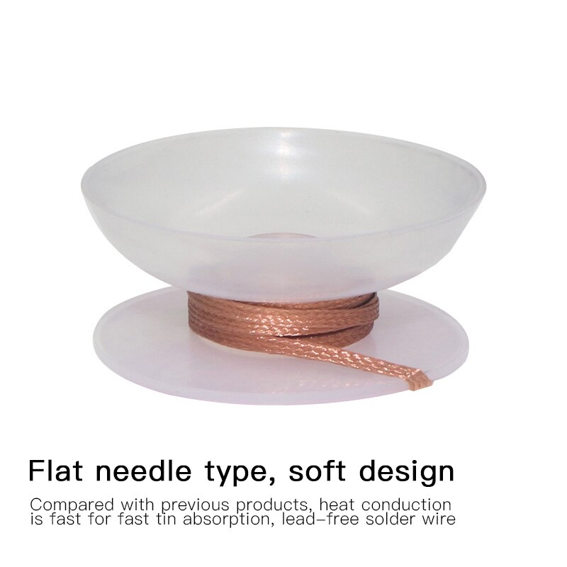 Mecha desoldadora YH Japón GOOT RoHS MSDS 1,5 m elimina la soldadura para reparar el trabajo de precisión PCB RMA con flujo sin cloro