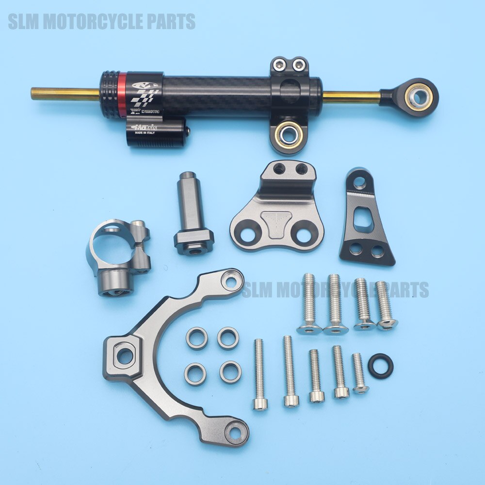 Motorcycles Adjustable Steering Stabilize Damper Bracket Kit For Kawasaki Z900