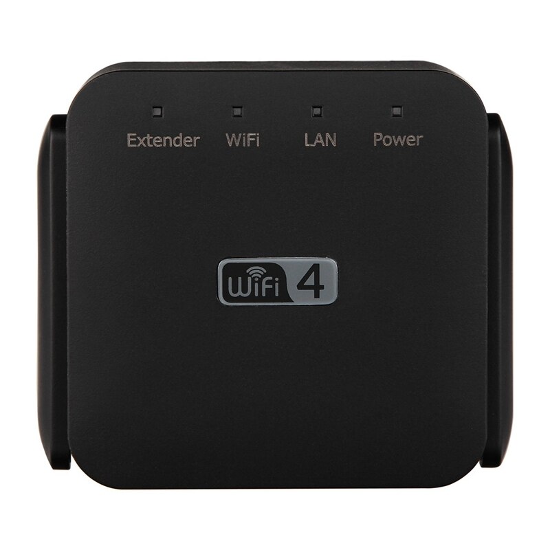 WiFi Signal Extender, Home 300 Mbps Wireless Repeater, WiFi Range Extender Signal Amplification Enhancer-Black
