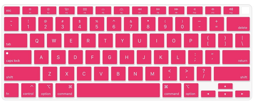 Us Layout Silicon Voor Macbook Air 13 Touch Id A2179 Keyboard Cover Voor Macbook Air 13 A2179 Toetsenbord skin Protector: US Rose