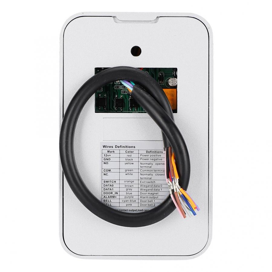 Smart Metal Access Control Password + ID Card Backlit Button for Home Office Entry System