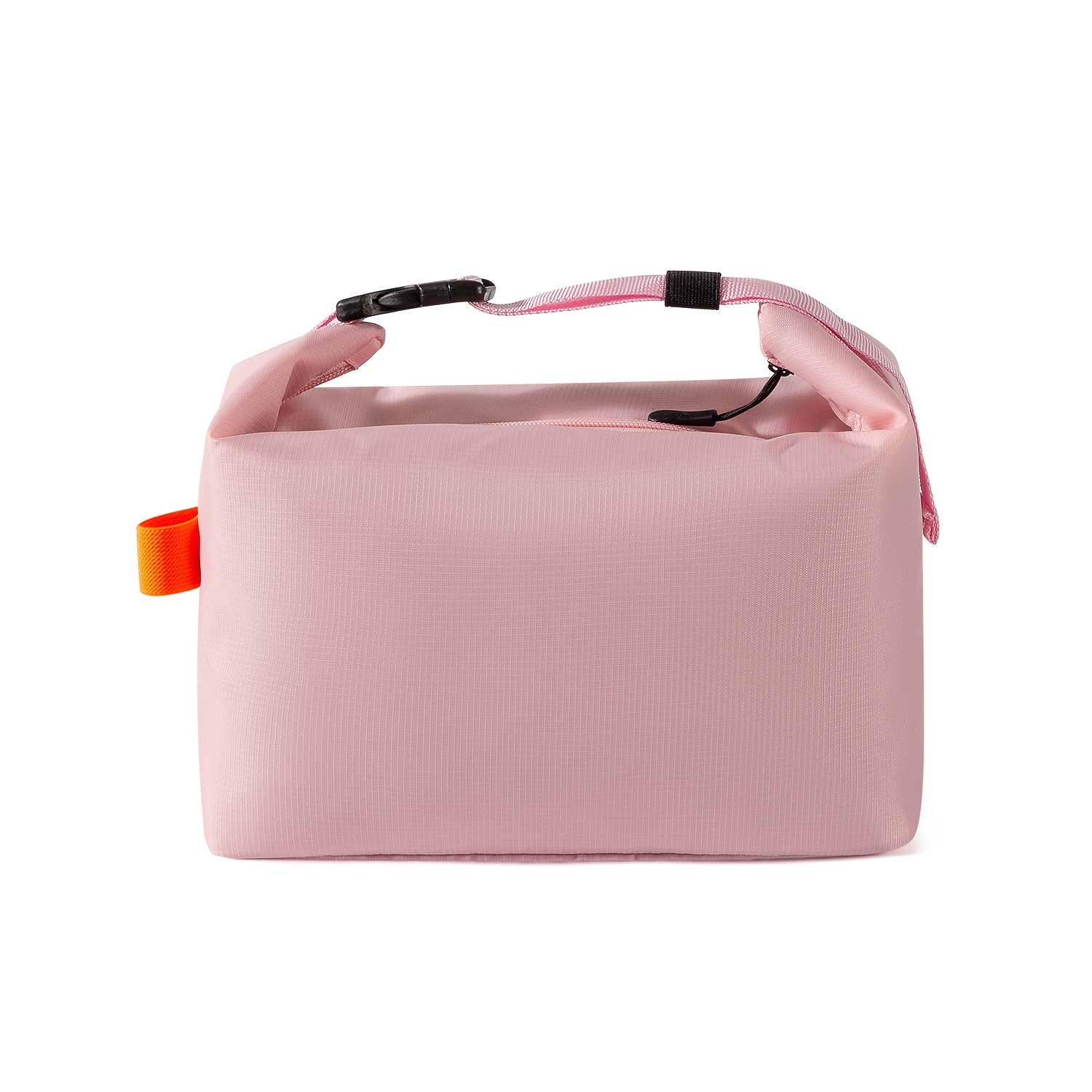 Große Tragbare Isolierte Kühltasche aus Aluminium mit Reißverschluss für Wärmeerhaltung, draussen-Camping, Reisen und Tägliche draussen-Ausstattung: Rosa