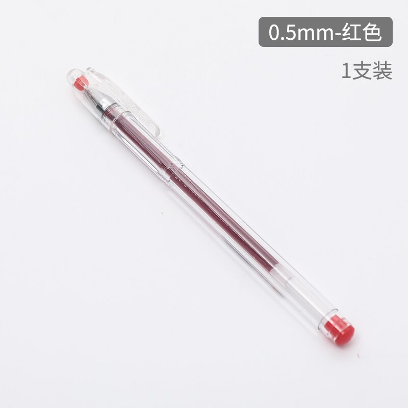 1 pc Simple Gel Pen Black Pen 0.5mm 0.38 mm Needle 3 Colors Normal Student Exam Signature Pen School Office Supplies
