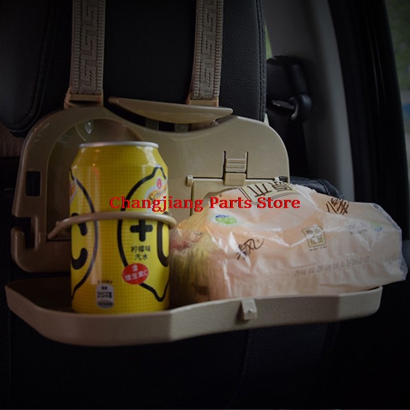 Car Folding Table Auto Drink Food Cup Tray Car Cup Holder Car Back Seat Table