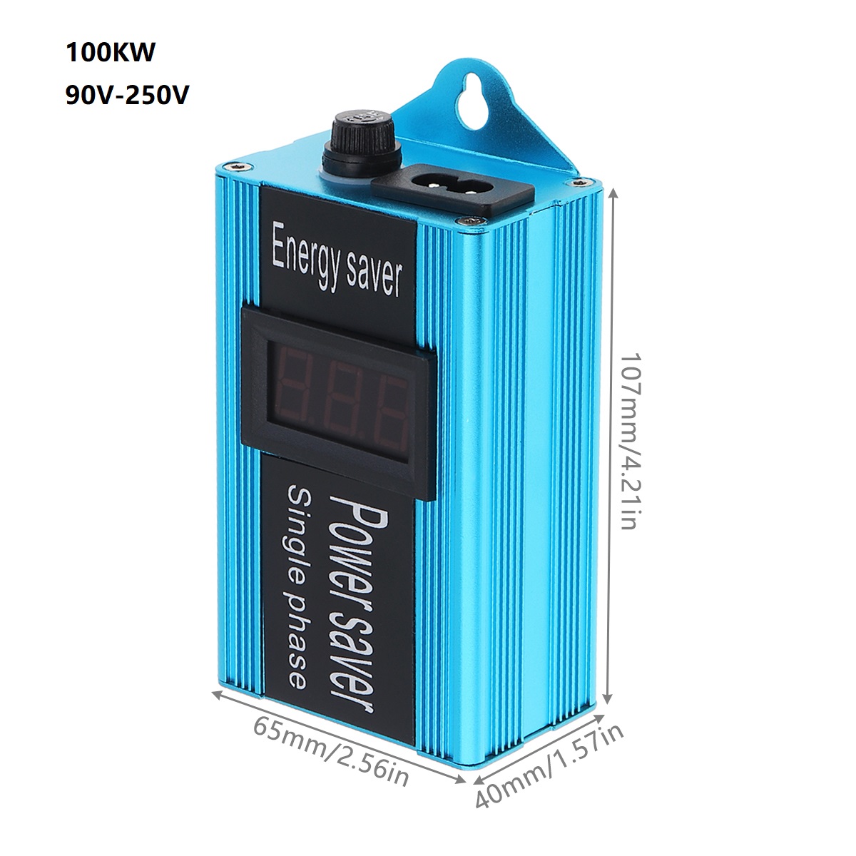 Caja de Ahorro de energía eléctrica para el hogar, Ahorrador de energía inteligente de 100kW, 90V-250V, EE. UU./UE, con pantalla electrónica para la familia