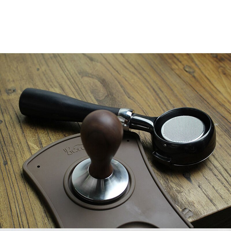 Nuova Coffee Machine Handle 58mm Solid Wood Bottomless Synthetic Handle Suitable for Delonghi/La Marzocco/E61 Universal