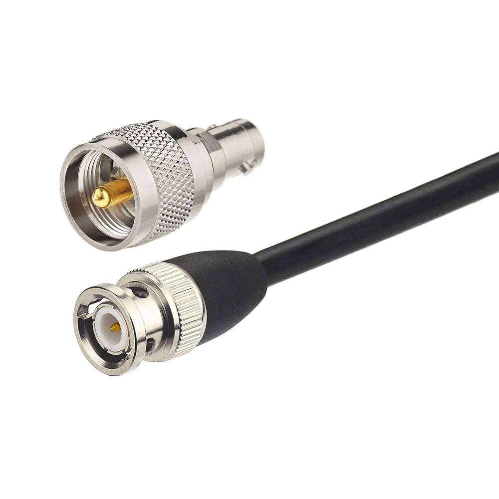 Eightwood 27MHz CB Radio Antenna Soft Whip Magnetic Base Aerial BNC &amp; PL259 Male for Cobra Midland Uniden Maxon President Radio