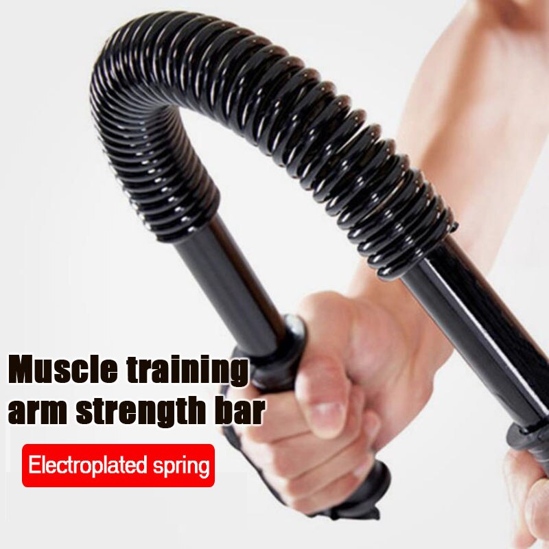 Multifunctional electroplating spring arm strength device Adjustable chest expander Muscle training arm strength bar
