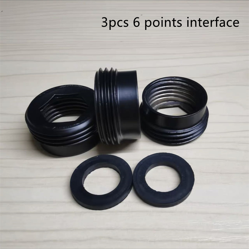 Black G1/2 Mini Multi-function Faucet Brass One Into Two Out Dual Control Washing Machine Tap Three-way Toilet Triangle Valve: G