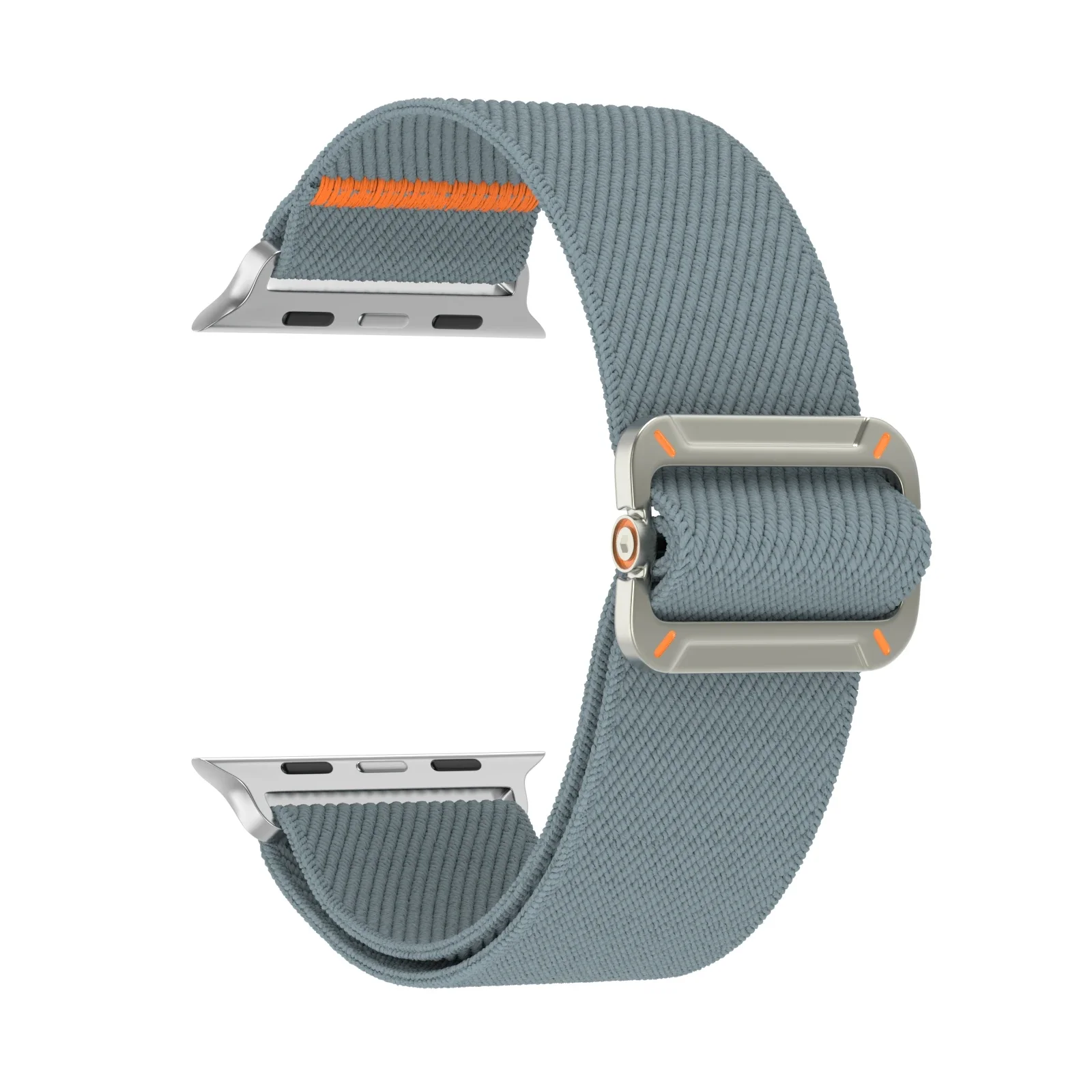 Pleciony pasek robić jabłko zegarek 46mm 42mm 49mm 45mm 41mm 38 44mm 40mm Nylonowy pasek robić IWatch ultra 2 seria 10 9 8 7 6 SE 5 4 3: XS / szarofioletowy