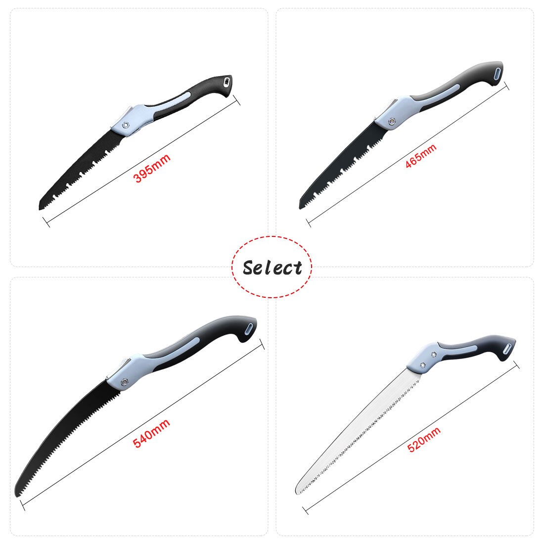 Folding Cutting Hand Tools Mini Saw With TPR Handle Collapsible Miter Saw For Garden Woodworking Pruning Saw With Hard Teeth