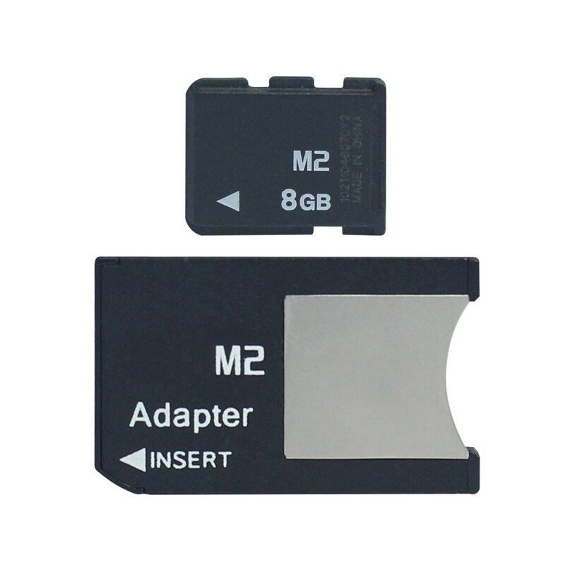 M2 Card 8GB M2 Memory Card 1GB 2GB 4GB Memory Stick Micro With Adapter MS PRO DUO For Camera Phone M2 Memory Card 8GB