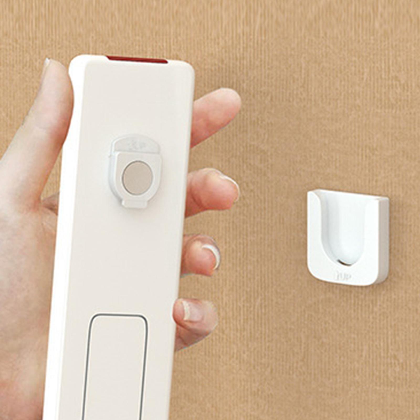 Magnetische Afstandsbediening Houder Afstandsbediening Organizer Opbergplank Voor Tv Afstandsbedieningen Ventilator Afstandsbedieningen Airconditioner Afstandsbedieningen Kantoor: WHITE