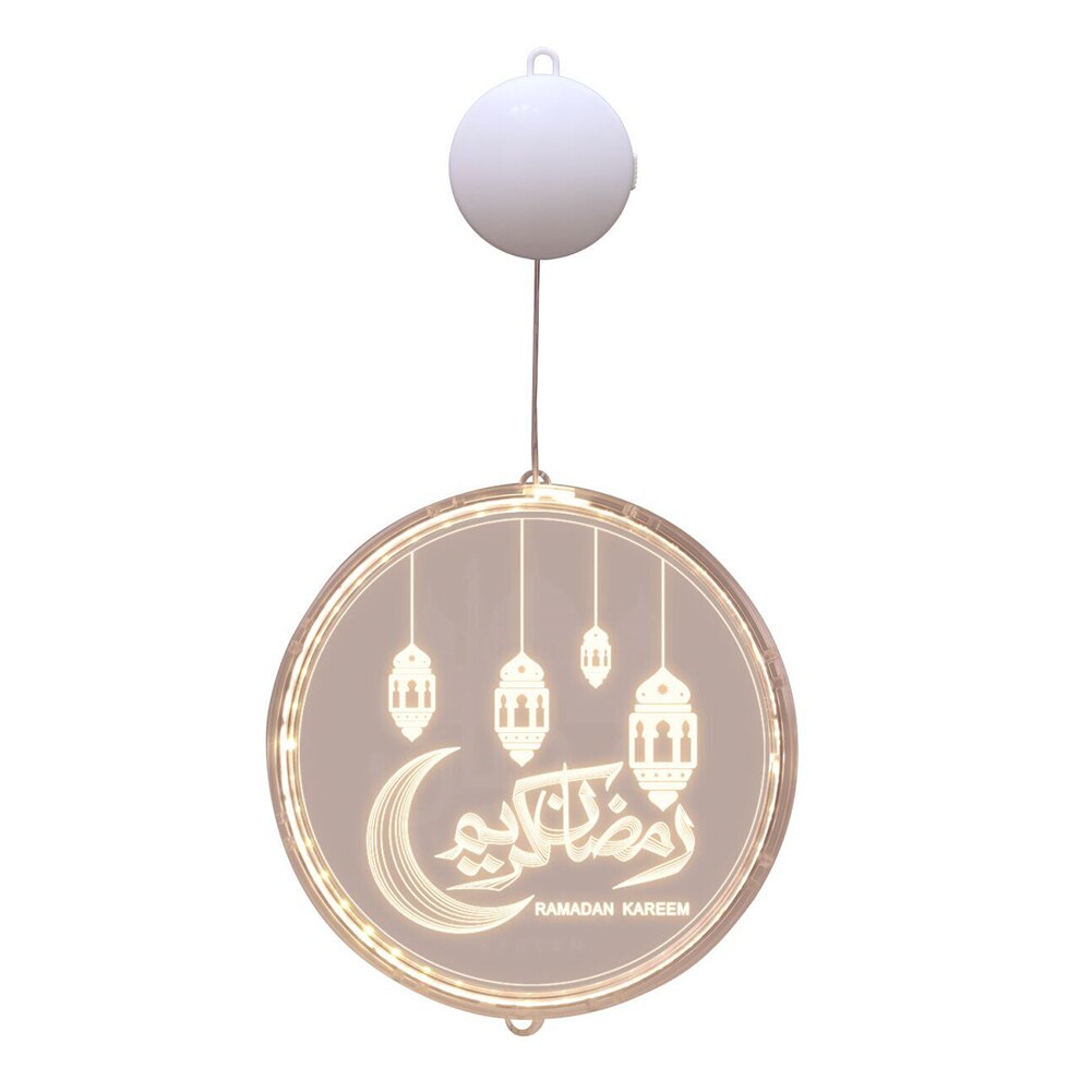 Lanterne Led pour décoration islamique du Ramadan Mubarak, luminaire décoratif d'intérieur, idéal comme: B