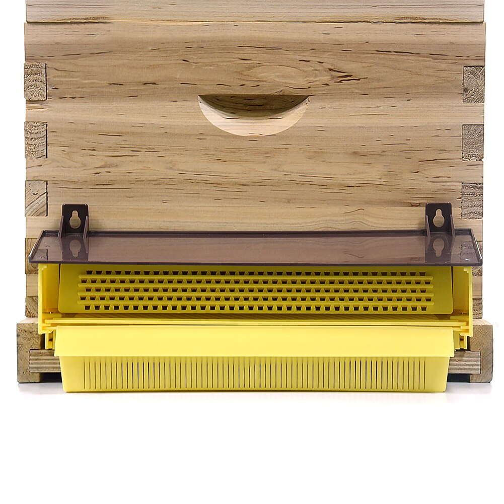 Bee Pollen Trap Plastic Collector For Apiculture Beekeeping Tools Beehive Yellow