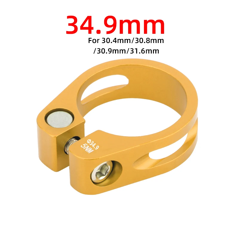 Meroca pince de Support de selle de vélo en alliage d'aluminium 31.8/34.9 Mm pince de Tube de selle pinces de Tube de selle de VTT: green