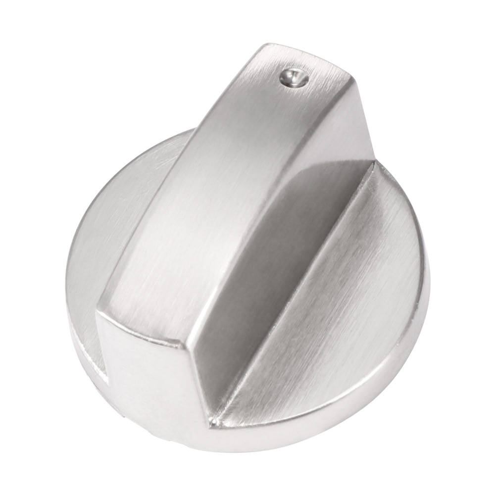 Perillas de Control de estufa de Gas, accesorio plateado Universal de 8mm, adaptadores, interruptor de horno, cerraduras de Control de superficie de cocina, útil, perilla redonda: Default Title