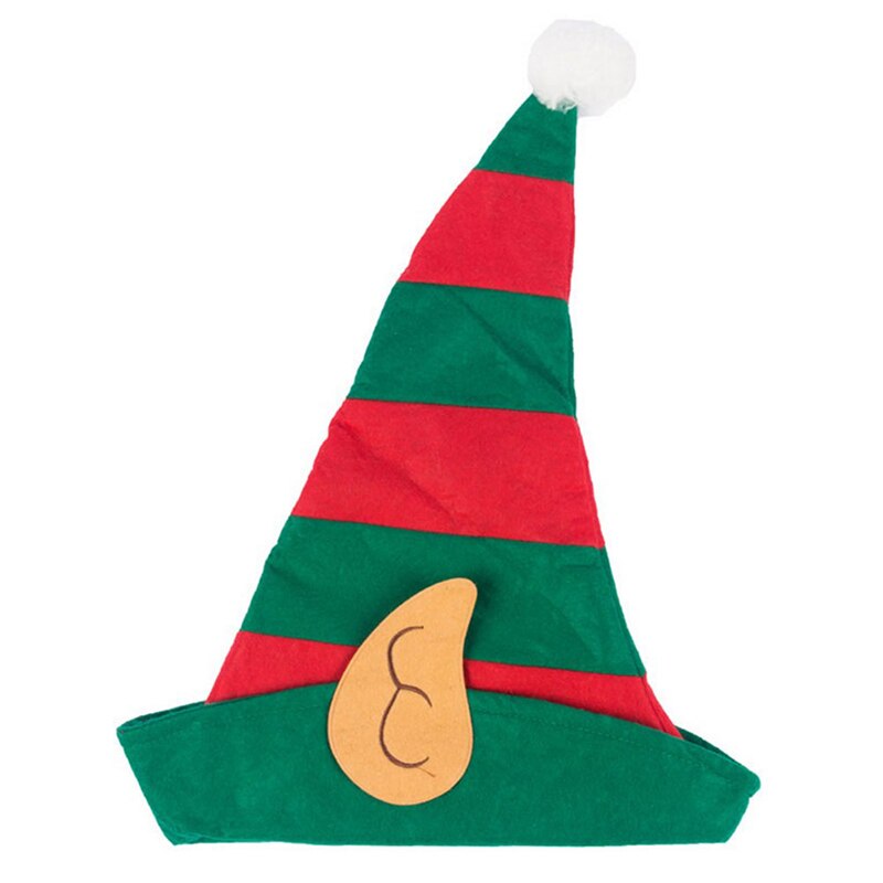 Sombrero de elfo de Navidad para niños y adultos, gorra creativa de dibujos animados para niños, mujeres, niños y niñas, accesorios de de Navidad, 1 ud.