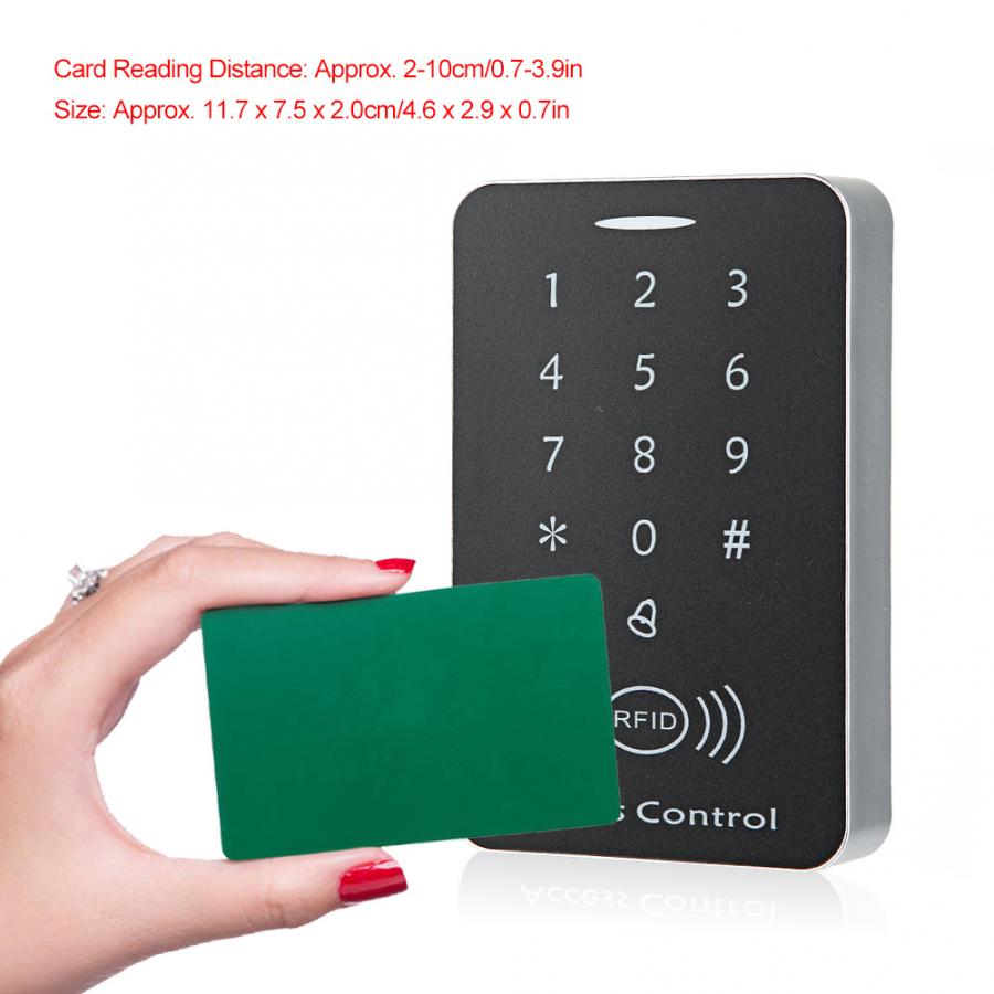 Access Control Machine RFID Home Office Security Swiping Card Password Door Access Entry Control System Machine