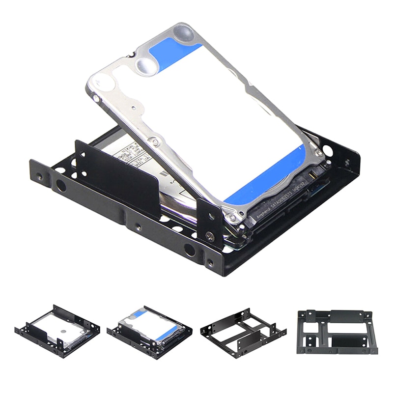 Novo 2.5 a 3.5 disco rígido suporte de disco rígido dupla desktop ssd suporte de montagem adaptador interno venda quente