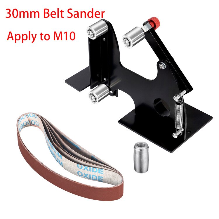 Adaptateur de courroie de ponçage, meuleuse d&#39;angle multifonctionnelle, accessoires de Machine de ponçage, de meulage, de polissage, pour 100/115 125: 30mm Apply to M10