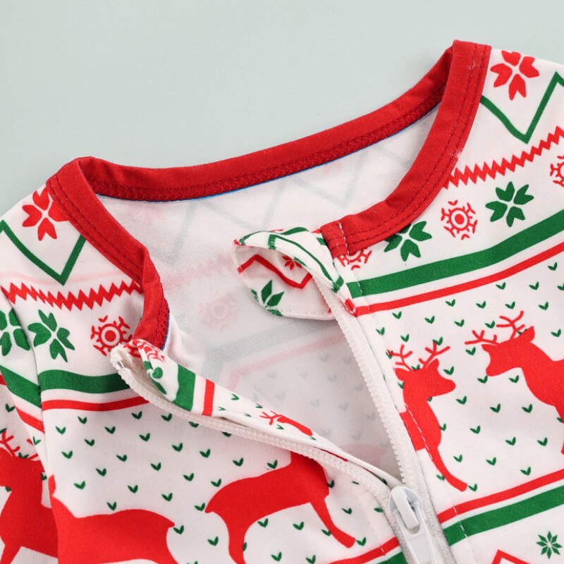 Tuta natalizia Unisex per bambini con motivo a cartoni animati, abbigliamento più caldo per ragazzi/ragazze