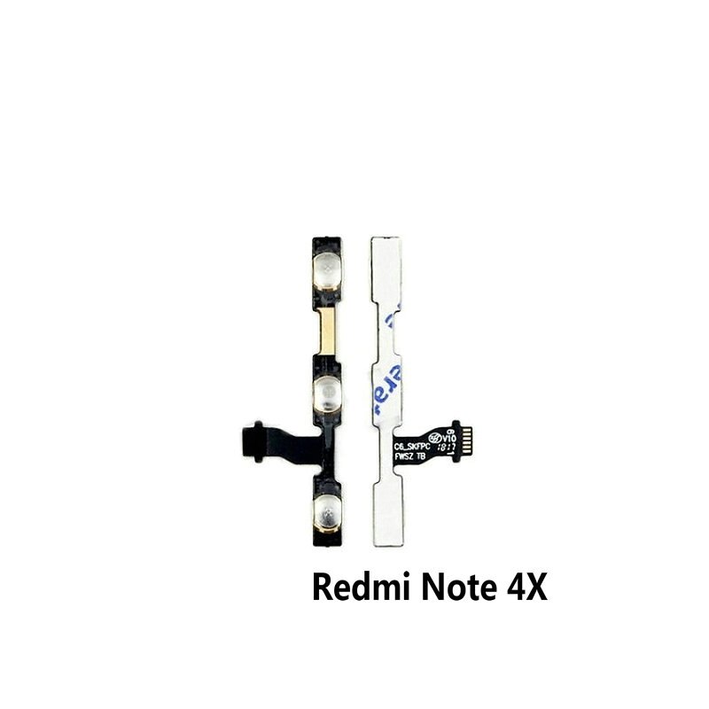 Volume Button Power Switch On Off Button Flex Cable For Xiaomi Redmi 3 3S 4A 5 Plus 6 6A 7 Note 2 5A 4 3 Pro Note 4X: Redmi Note 4X