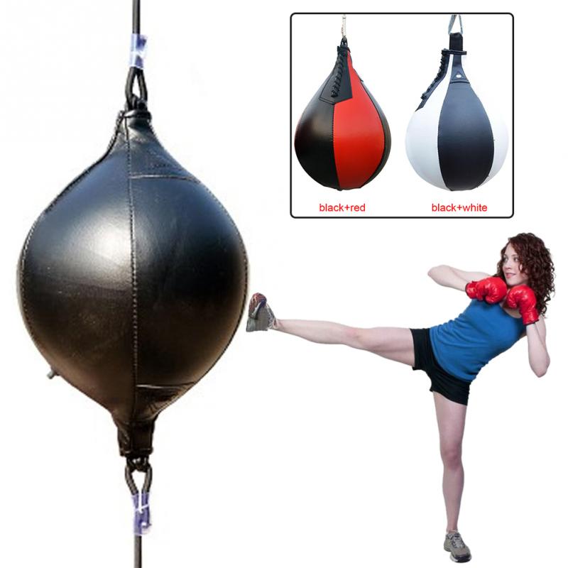 Boksning pære form pu hastighed bold drejelig bokspose bokseslag øvelse speedball hastighed pose punch fitness træningskugle