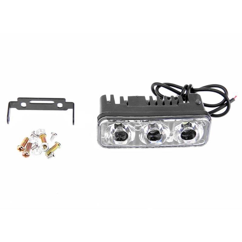 12V 18W High Power Universal Waterproof DC 12V 18W High Power 3LED Work Light High/Low Beam Car DRL Driving Lamp