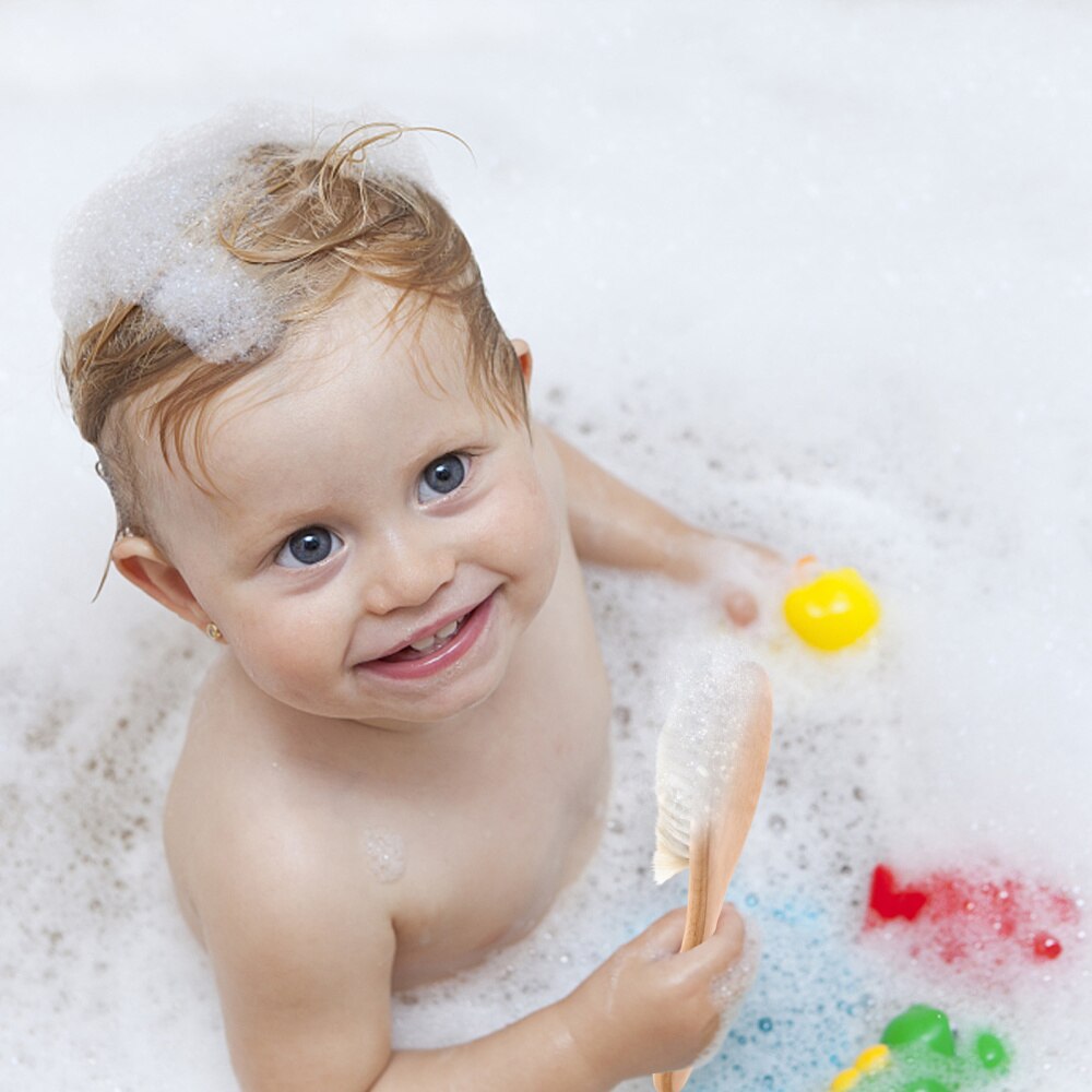 Baby Hair Brush Toddler Natural Wood Hair Brush Baby Comb for Infant Kids