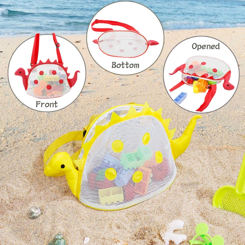 Waterproof Beach Bag Summer Water Play Shoulder Bag with Adjustable &amp; Hangable Strap Children Bathing Swimming Accessory