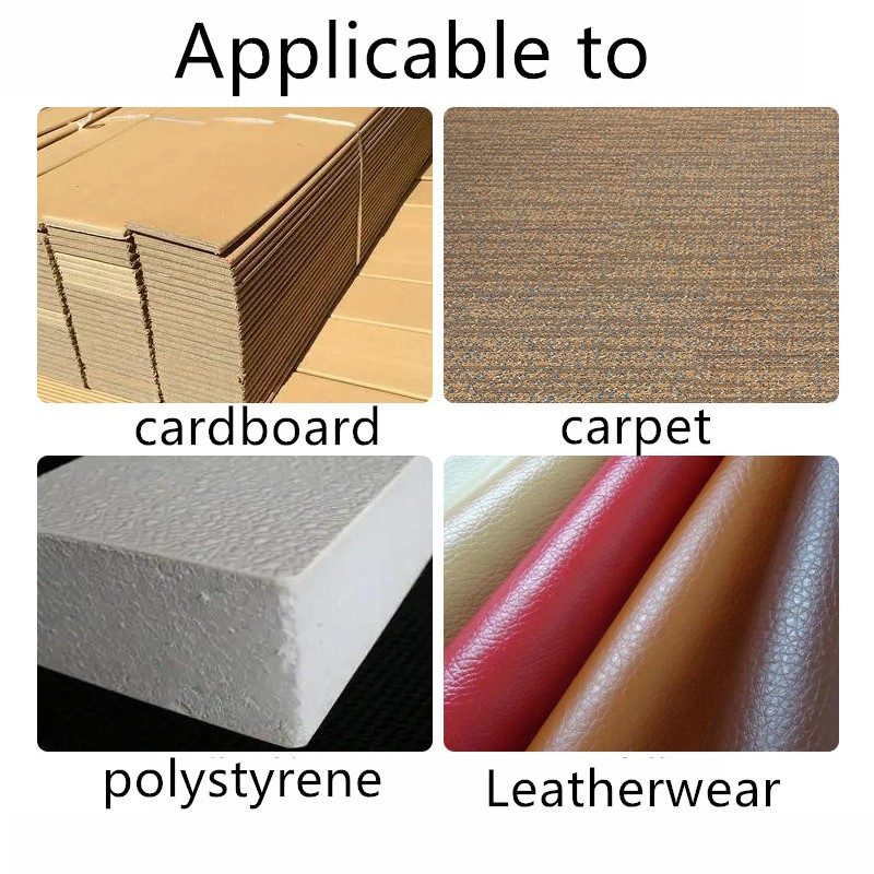 1 stuk universeel decoupeerzaagblad - 152 mm lang, golvende tand, voor het zagen van hout, zachte materialen, leer, karton, kunststof en tapijt