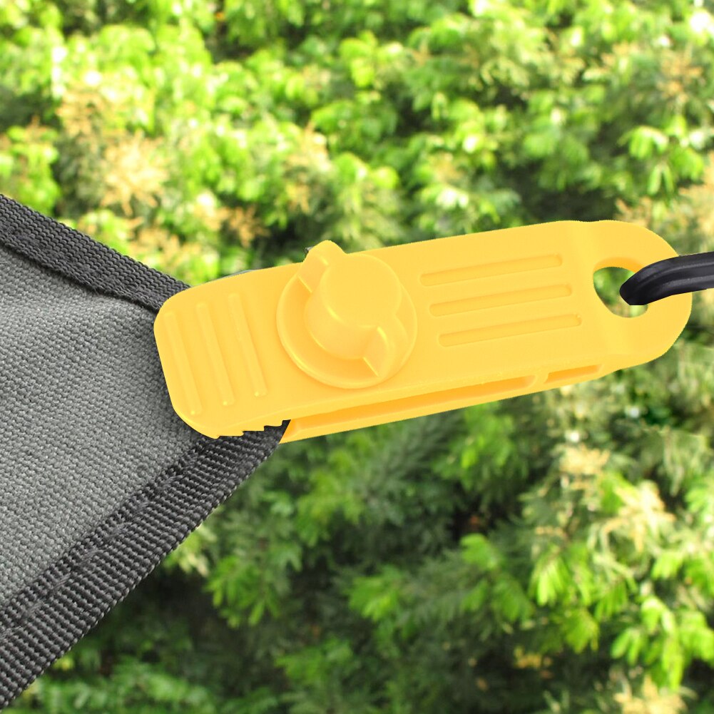 1 stück wiederverwendbarer zeltplanen-clip, klemme, schnalle, campingwerkzeug, robustes vordach, markisen-planen-kordelspanner