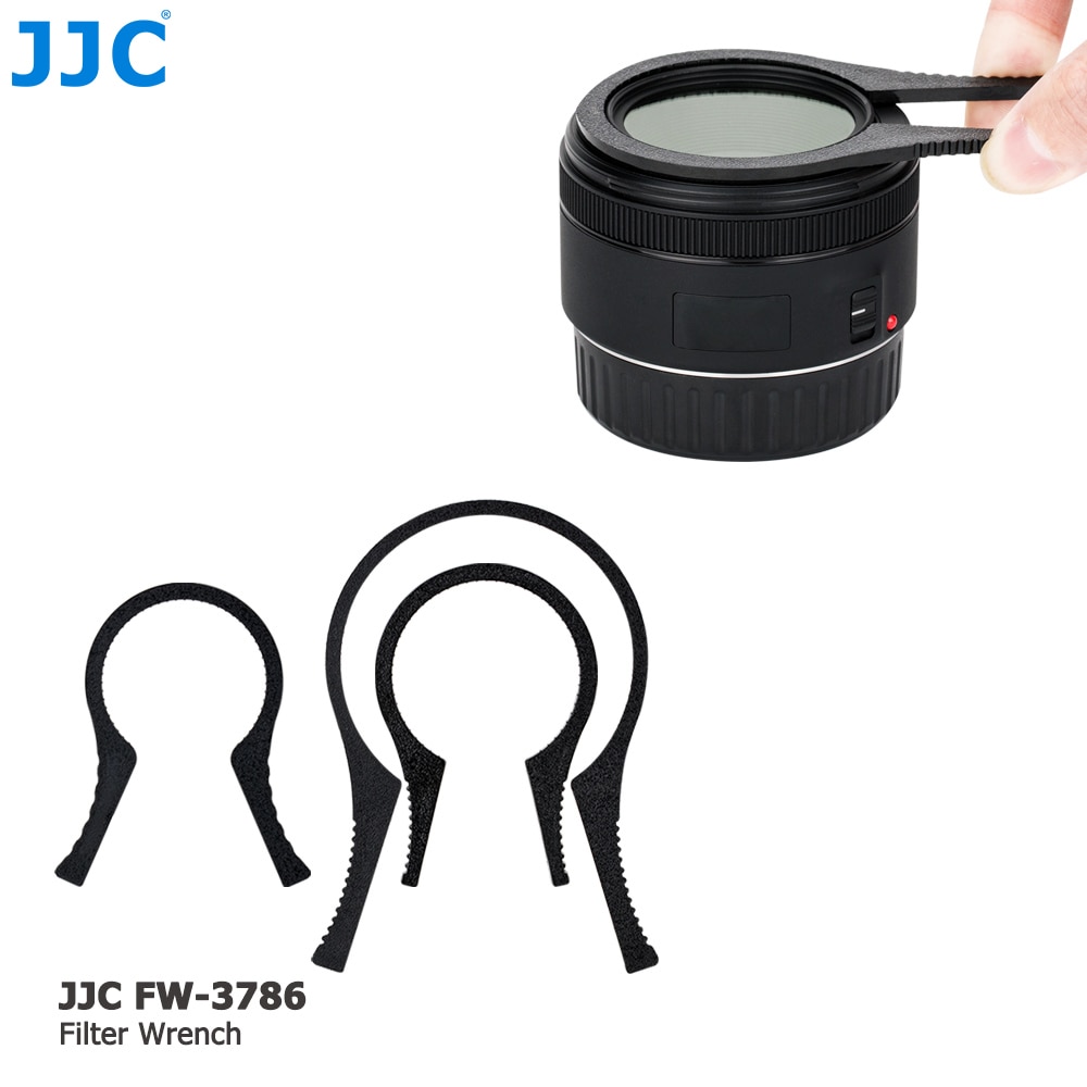 JJC 3in1 Filter Wrench for 37mm 40.5mm 46mm 49mm 52mm 55mm 58mm 62mm 67mm 77mm 82mm 86mm UV CPL ND Filter Remove Detaching Tool