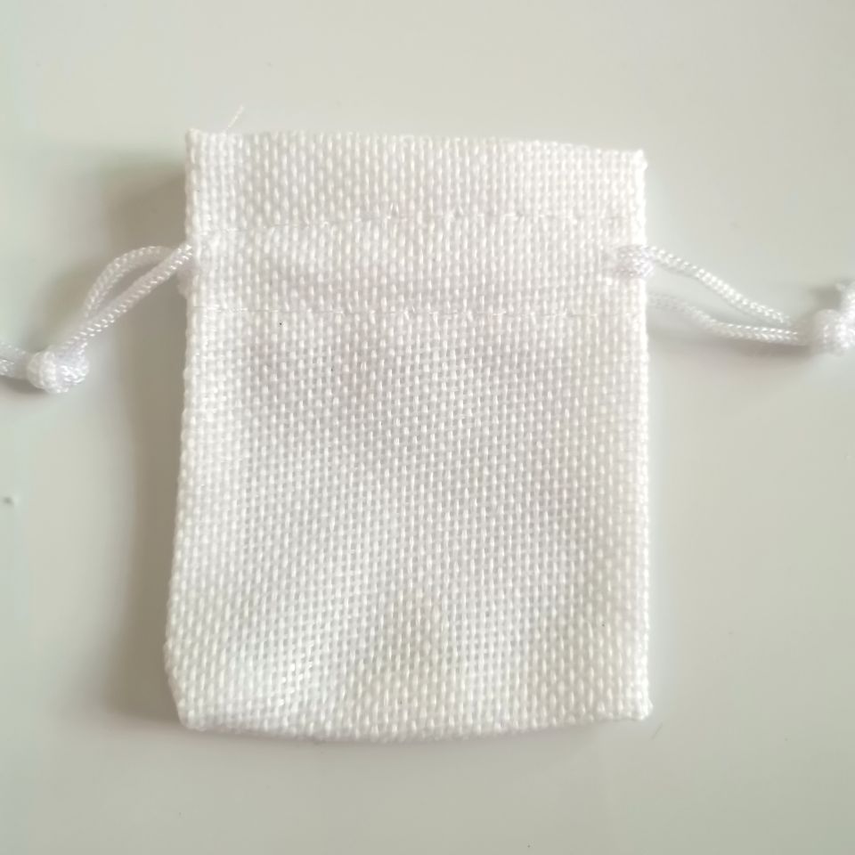 50pcs Small Natural Bags jewelry packing bags Jute Linen Drawstring Pouch Bag Handmade Wedding Party Jewelry Bags