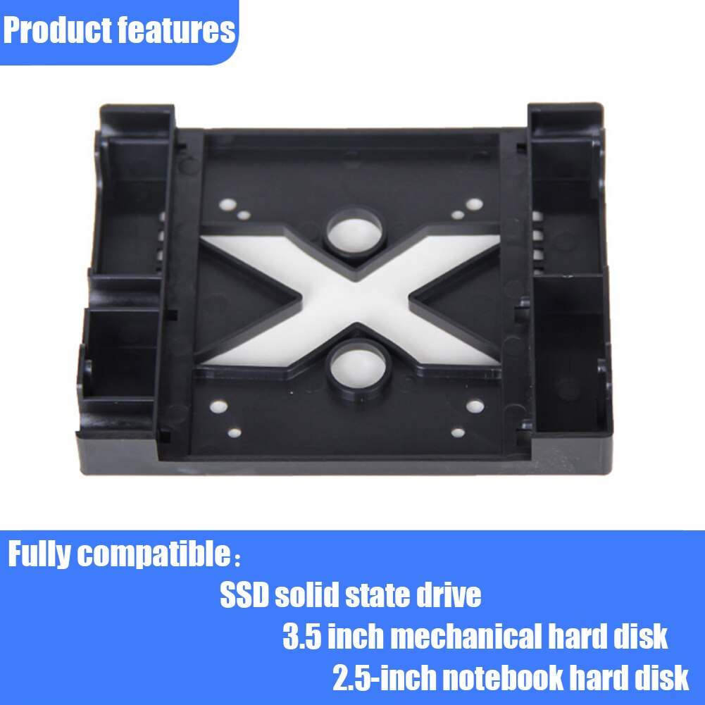 5.25 Optische Drive Locatie 3.5-Inch Naar 2.5-Inch Ssd Hdd Montage Fan Adapter Bracket Dock Harde Schijf beugel Voor Pc Case Shell